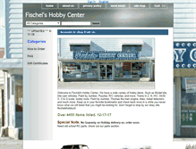 Tablet Screenshot of fischelshobbyctr.com